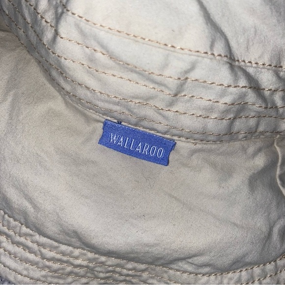 Wallaroo Unisex Beige Sun Hat 100% Cotton - Picture 9 of 9